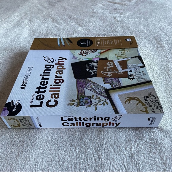 Art School Creative Lettering & Calligraphy Learning Kit by Spice Box - Picture 3 of 12